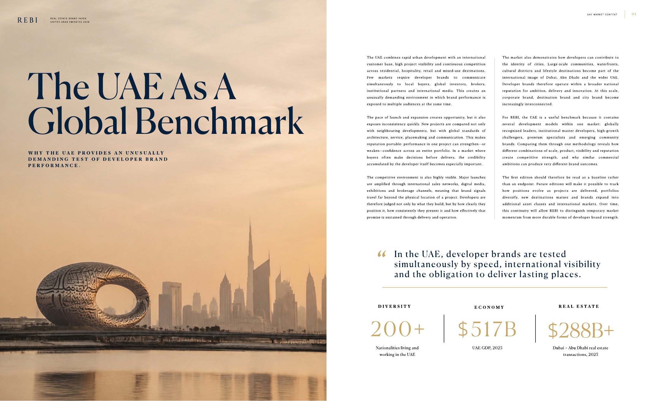 REBI UAE 2026 preview report spread 2